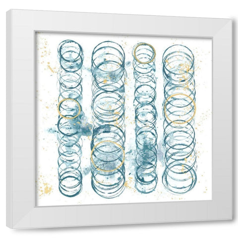 Seismic Order I White Modern Wood Framed Art Print by Guthrie, Jenna
