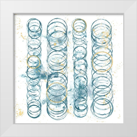 Seismic Order I White Modern Wood Framed Art Print by Guthrie, Jenna