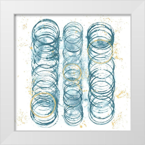 Seismic Order II White Modern Wood Framed Art Print by Guthrie, Jenna
