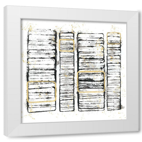 Seismic Order III White Modern Wood Framed Art Print by Guthrie, Jenna