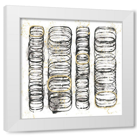 Seismic Order IV White Modern Wood Framed Art Print by Guthrie, Jenna