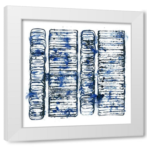 Seismic Order VI White Modern Wood Framed Art Print by Guthrie, Jenna
