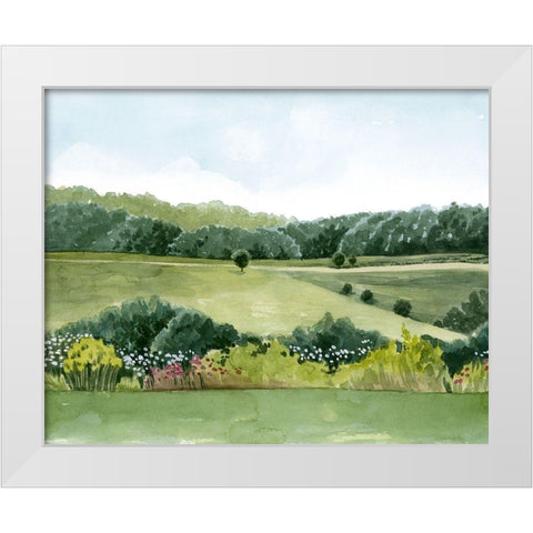 Idyllic Sunday I White Modern Wood Framed Art Print by Popp, Grace