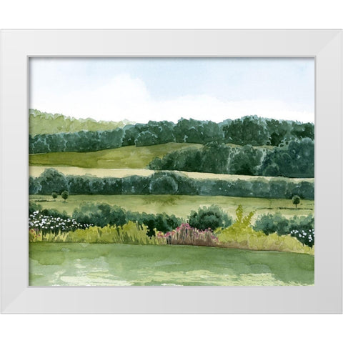 Idyllic Sunday II White Modern Wood Framed Art Print by Popp, Grace
