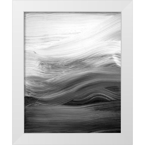 Secrets I White Modern Wood Framed Art Print by Guererra, Teodora
