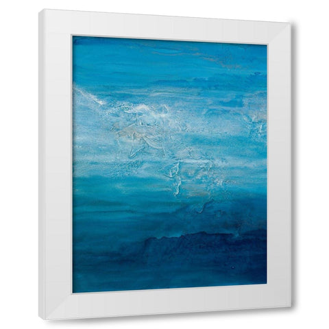 Opal Sky I White Modern Wood Framed Art Print by Guererra, Teodora