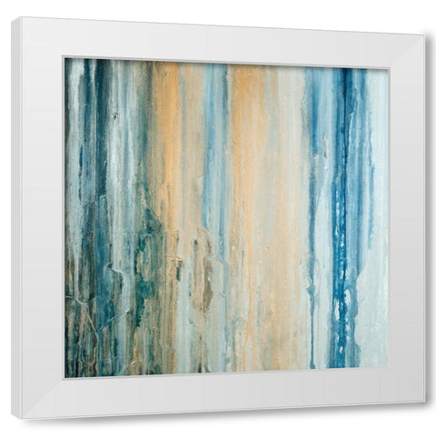 Tiger Stripes II White Modern Wood Framed Art Print by Guererra, Teodora