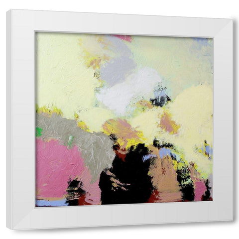 Warped Passages White Modern Wood Framed Art Print by Friedlander, Allan