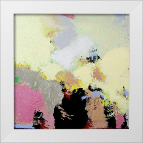 Warped Passages White Modern Wood Framed Art Print by Friedlander, Allan
