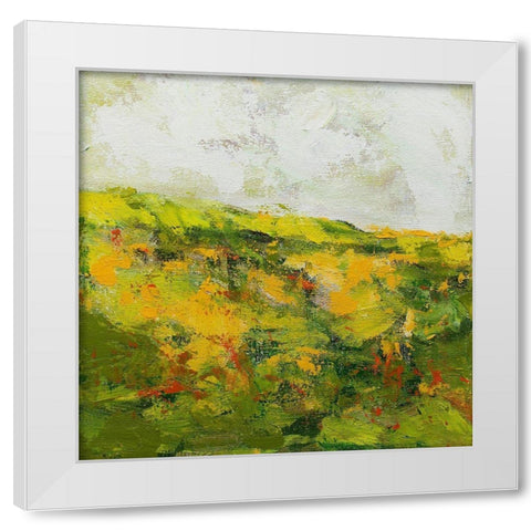 Doncaster White Modern Wood Framed Art Print by Friedlander, Allan
