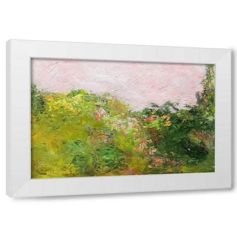 Swindon White Modern Wood Framed Art Print by Friedlander, Allan