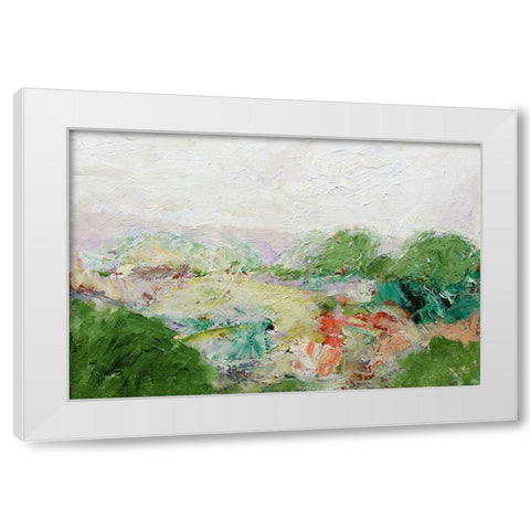 Blackstone White Modern Wood Framed Art Print by Friedlander, Allan