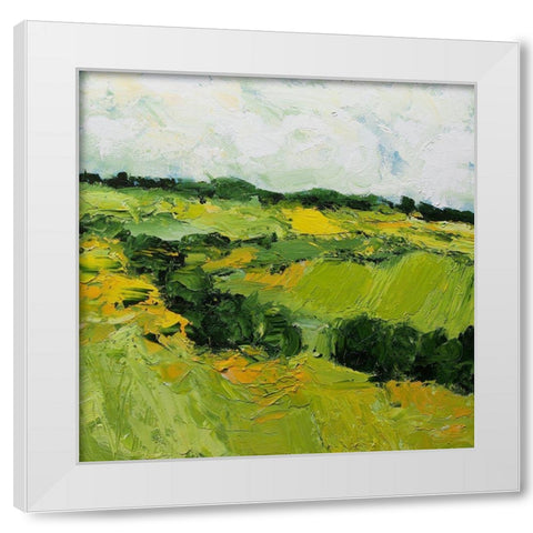 Woodbridge White Modern Wood Framed Art Print by Friedlander, Allan