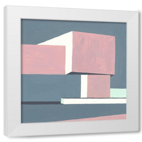 Shadow of the Walls IV White Modern Wood Framed Art Print by Wang, Melissa