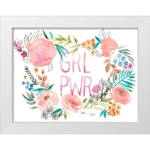 Boss Babe II White Modern Wood Framed Art Print by Parker, Jennifer Paxton
