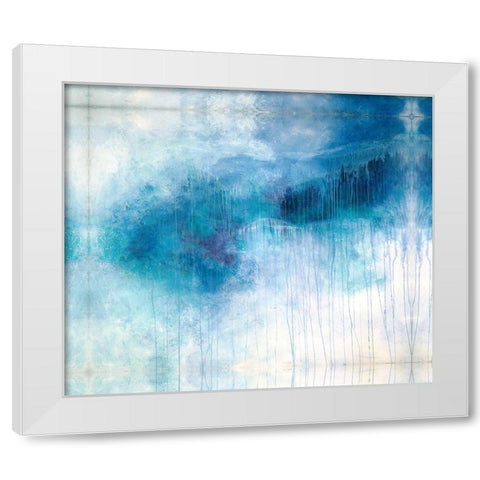 Aspen Snow White Modern Wood Framed Art Print by Guererra, Teodora