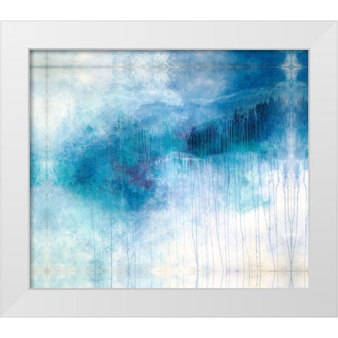 Aspen Snow White Modern Wood Framed Art Print by Guererra, Teodora