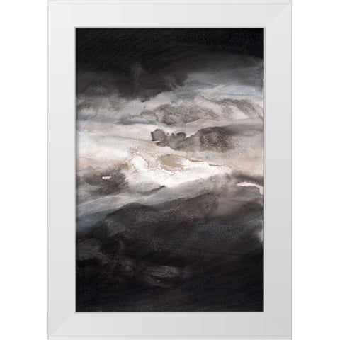 Smokey Eyes II White Modern Wood Framed Art Print by Guererra, Teodora