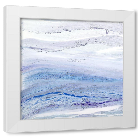 Ultra Violet I White Modern Wood Framed Art Print by Guererra, Teodora