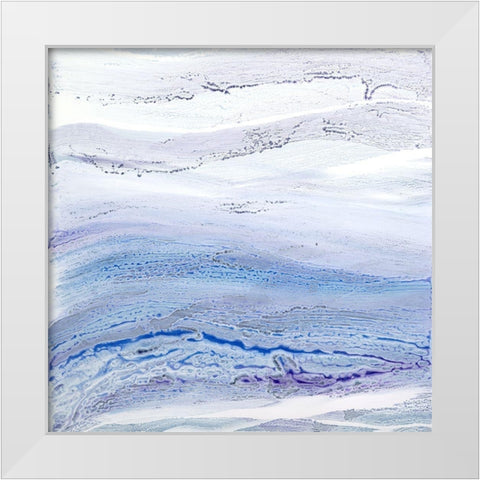 Ultra Violet I White Modern Wood Framed Art Print by Guererra, Teodora