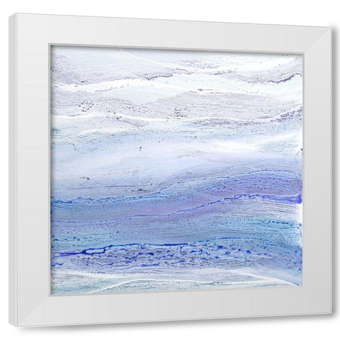 Ultra Violet II White Modern Wood Framed Art Print by Guererra, Teodora