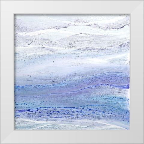 Ultra Violet II White Modern Wood Framed Art Print by Guererra, Teodora