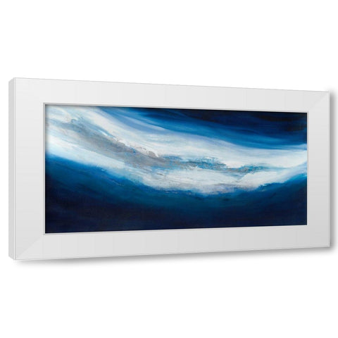 Silver Current White Modern Wood Framed Art Print by Guererra, Teodora