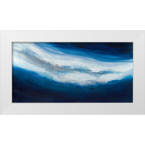 Silver Current White Modern Wood Framed Art Print by Guererra, Teodora