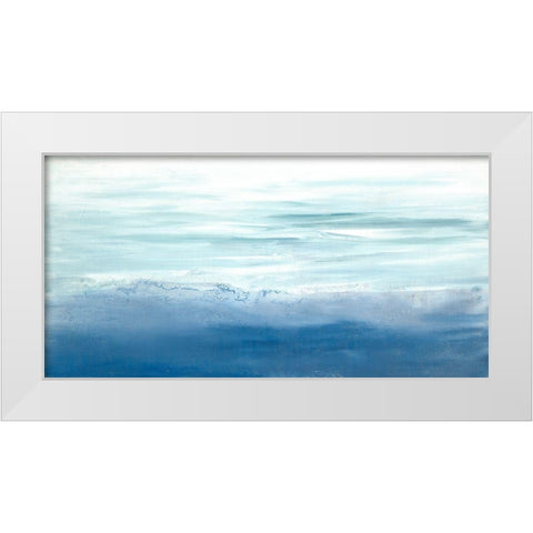 Tide Song White Modern Wood Framed Art Print by Guererra, Teodora