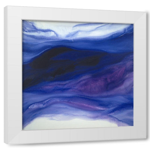 Ocean Daydream White Modern Wood Framed Art Print by Guererra, Teodora
