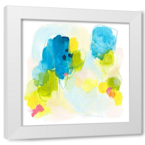 Narrative Structure I White Modern Wood Framed Art Print by Vess, June Erica