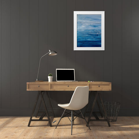 Going Nowhere I White Modern Wood Framed Art Print by Guererra, Teodora