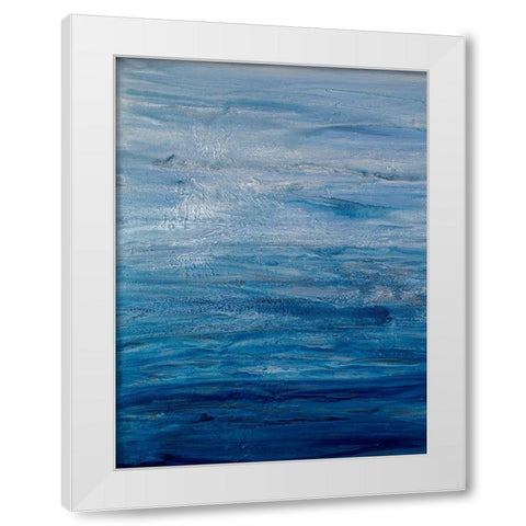 Going Nowhere I White Modern Wood Framed Art Print by Guererra, Teodora