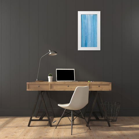 Blurred Thoughts I White Modern Wood Framed Art Print by Guererra, Teodora