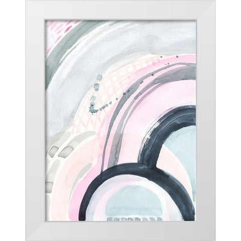 Tidal Wash I White Modern Wood Framed Art Print by Popp, Grace