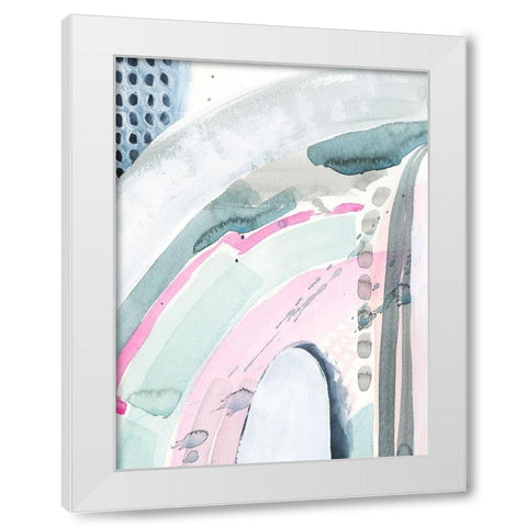 Tidal Wash II White Modern Wood Framed Art Print by Popp, Grace