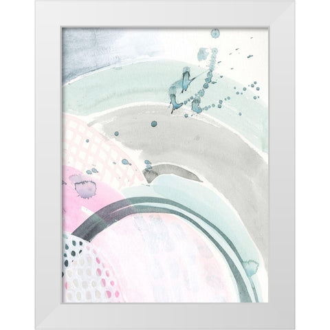 Tidal Wash III White Modern Wood Framed Art Print by Popp, Grace