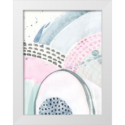 Tidal Wash IV White Modern Wood Framed Art Print by Popp, Grace