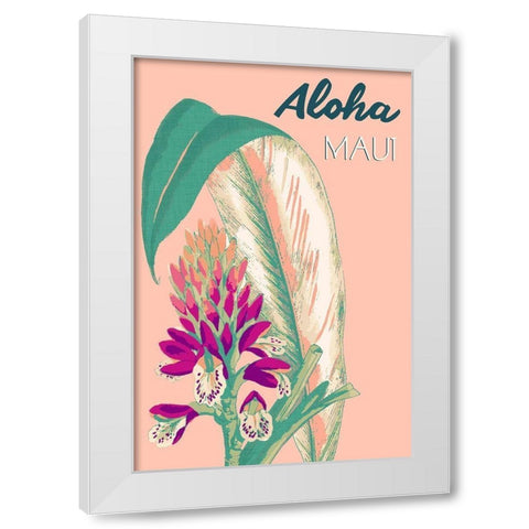 Getaway II White Modern Wood Framed Art Print by Fagalde, Jarman