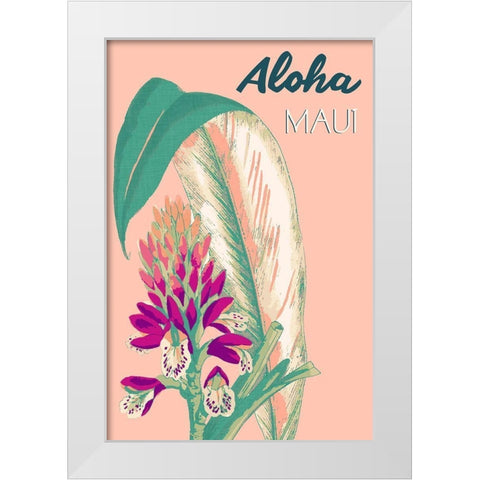 Getaway II White Modern Wood Framed Art Print by Fagalde, Jarman