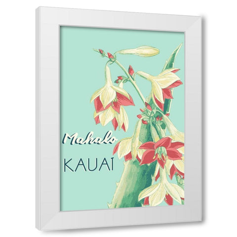 Getaway III White Modern Wood Framed Art Print by Fagalde, Jarman