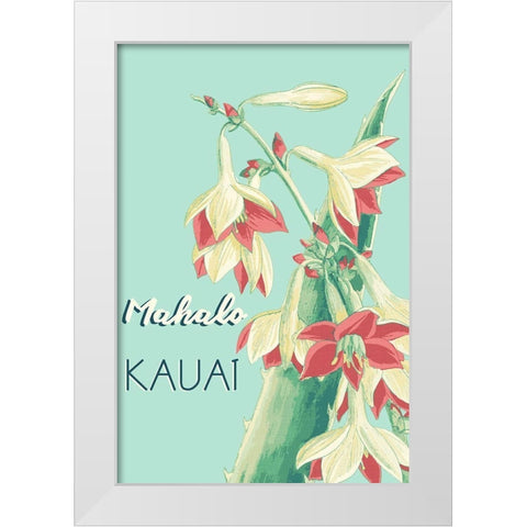 Getaway III White Modern Wood Framed Art Print by Fagalde, Jarman