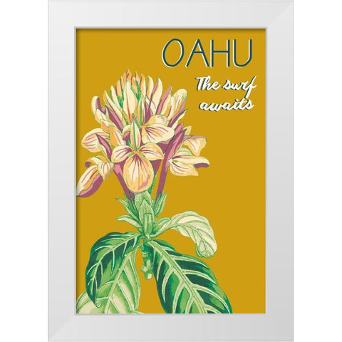 Getaway IV White Modern Wood Framed Art Print by Fagalde, Jarman