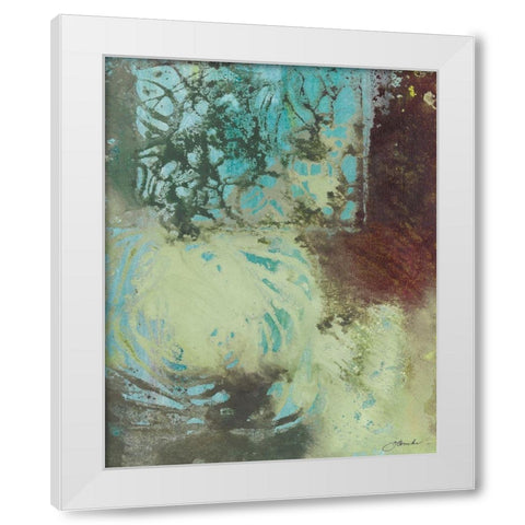 Poetry in Motion I White Modern Wood Framed Art Print by Combs, Joyce