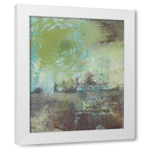 Poetry in Motion II White Modern Wood Framed Art Print by Combs, Joyce