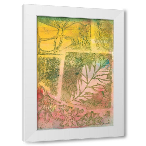 Antique Memories II White Modern Wood Framed Art Print by Combs, Joyce