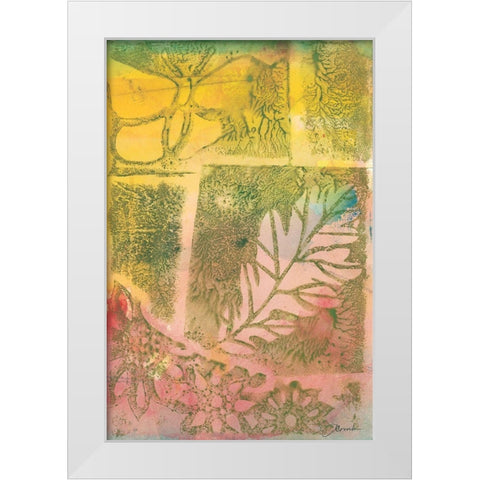 Antique Memories II White Modern Wood Framed Art Print by Combs, Joyce