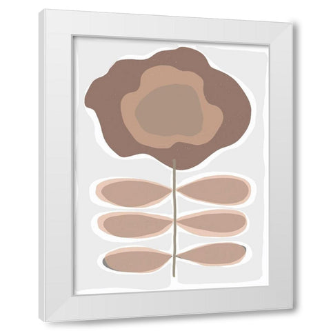 Mod Quirk I White Modern Wood Framed Art Print by Delamater, Rob