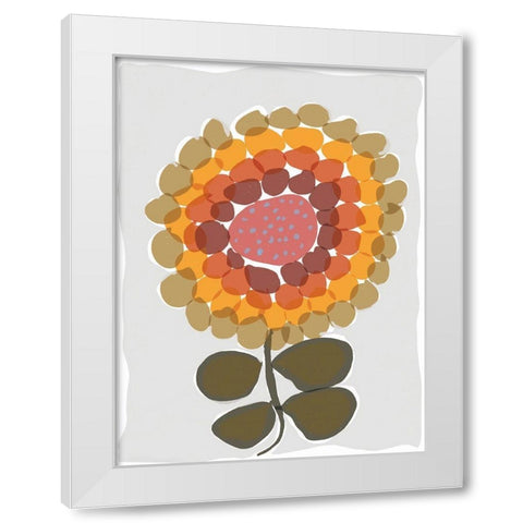 Mod Quirk IV White Modern Wood Framed Art Print by Delamater, Rob