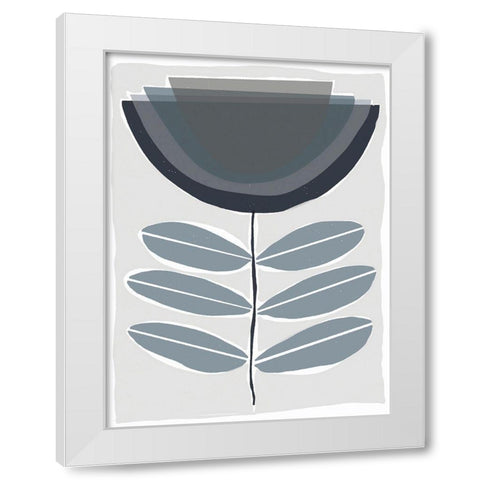 Mod Quirk VIII White Modern Wood Framed Art Print by Delamater, Rob